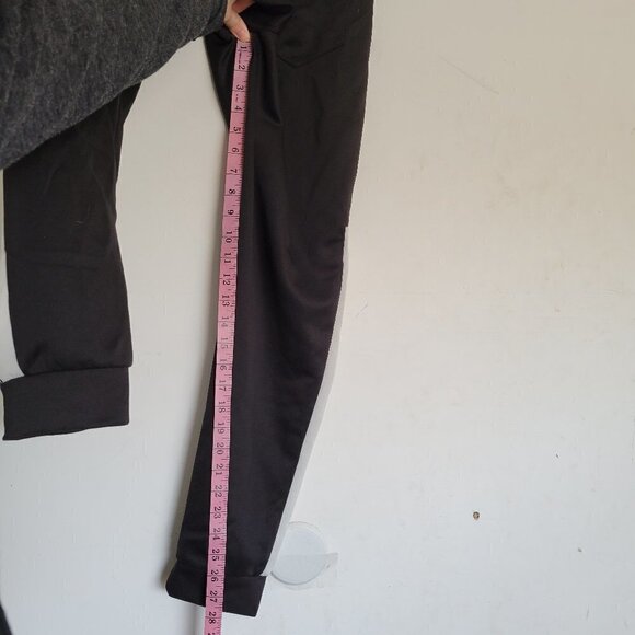 Nike Fragile Do Not Drop Spell Out Jogger Long Sweat Pants Black White Sz Medium - Picture 9 of 14